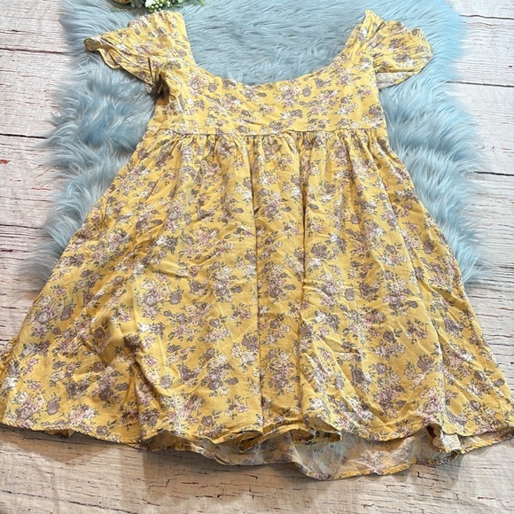AUGUSTE Olsen Belle Mini Dress in Lemon sz 4 - Picture 9 of 9